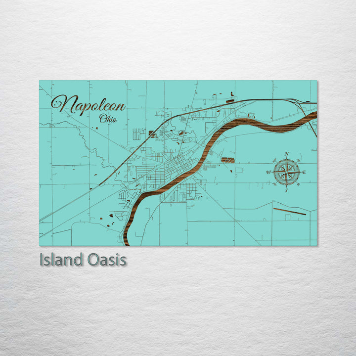 Napoleon, Ohio Street Map