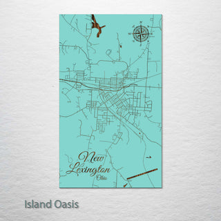 New Lexington, Ohio Street Map