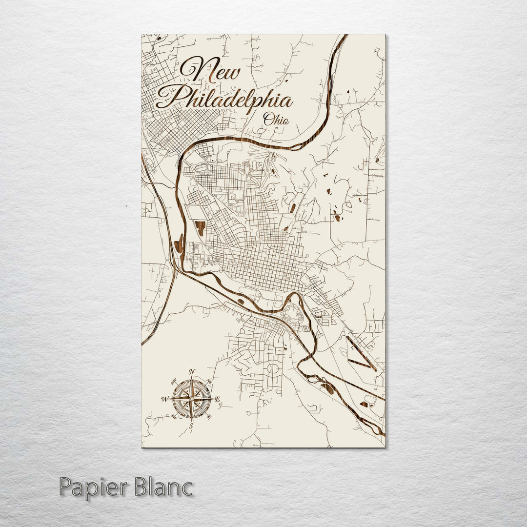 New Philadelphia, Ohio Street Map