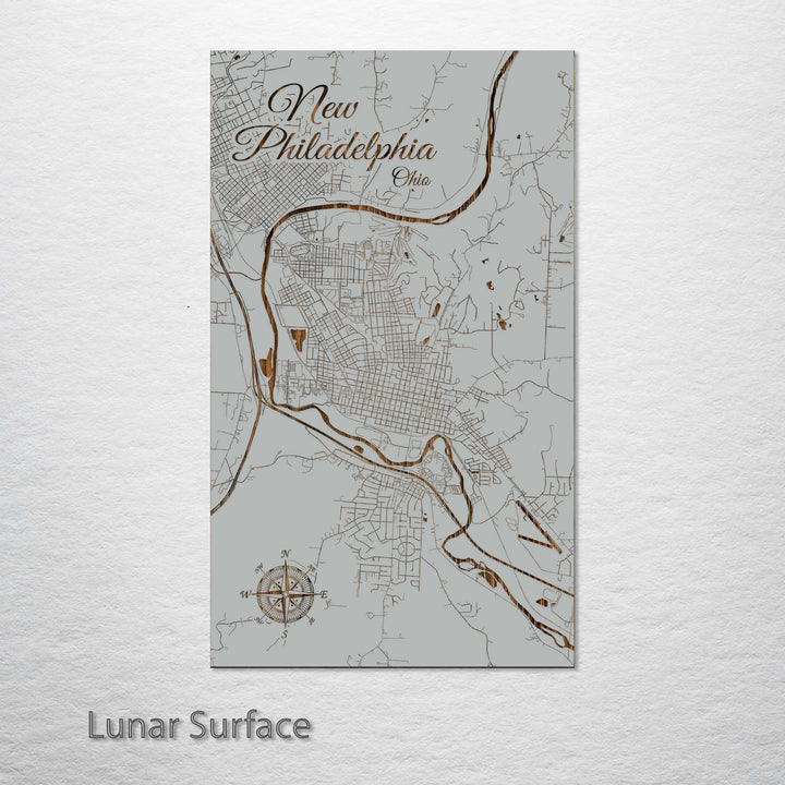 New Philadelphia, Ohio Street Map