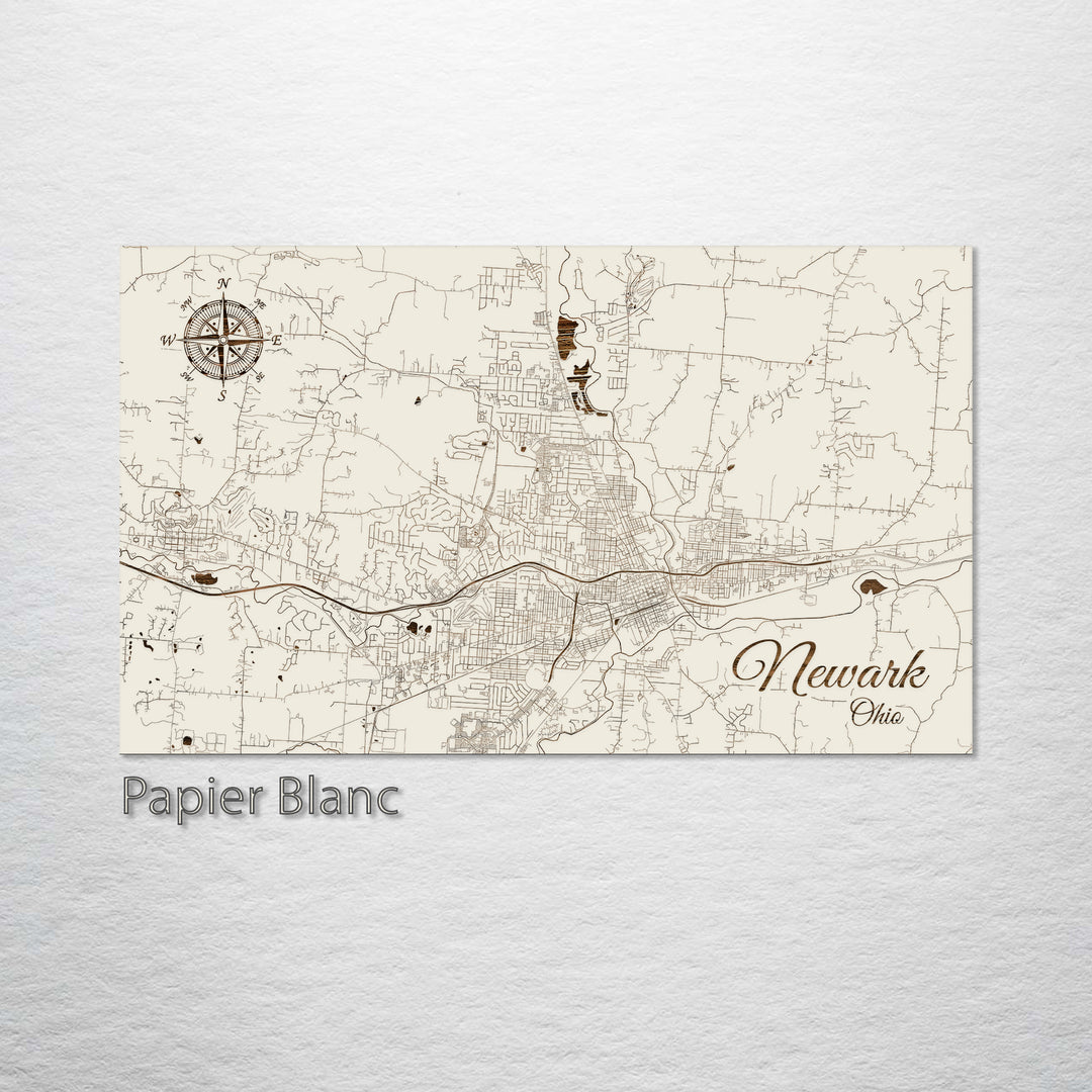 Newark, Ohio Street Map