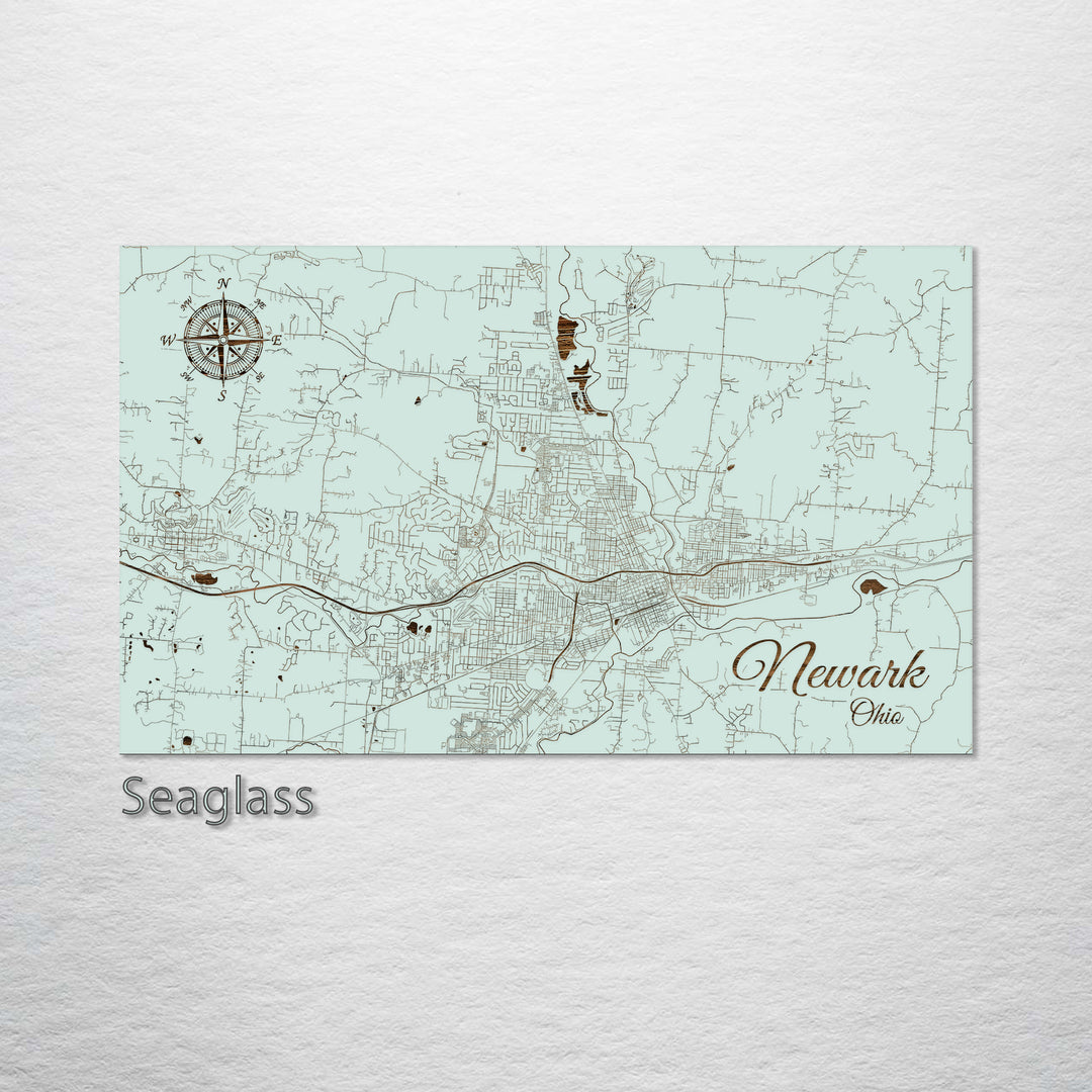 Newark, Ohio Street Map