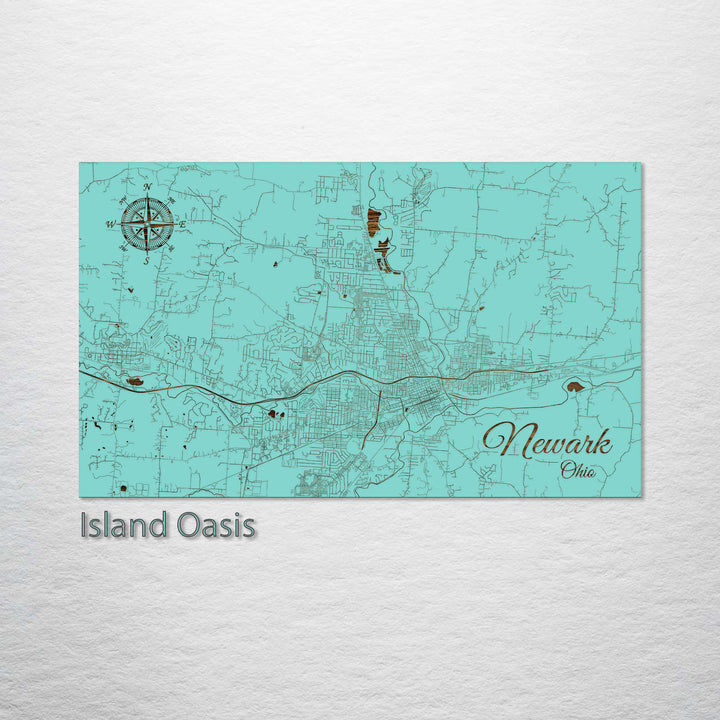 Newark, Ohio Street Map