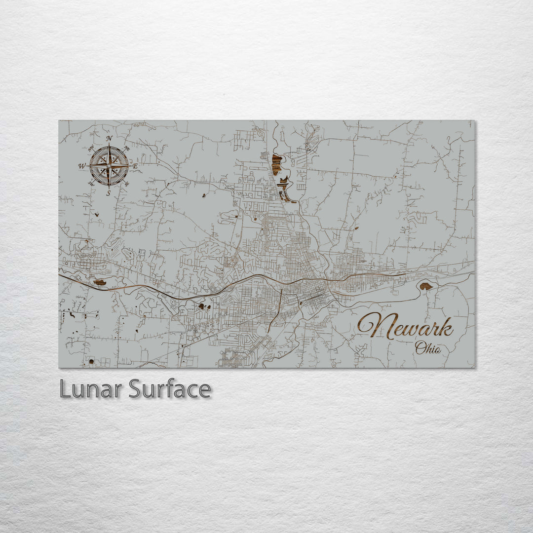 Newark, Ohio Street Map