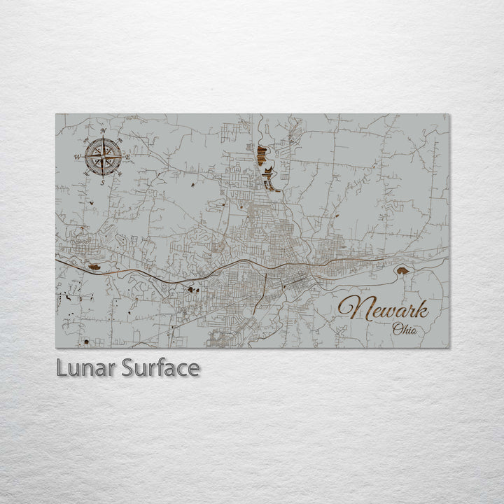 Newark, Ohio Street Map