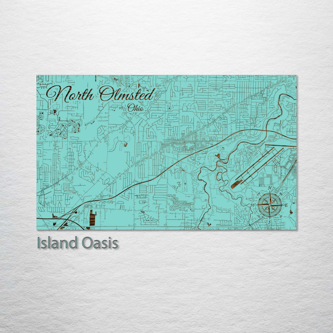 North Olmsted, Ohio Street Map