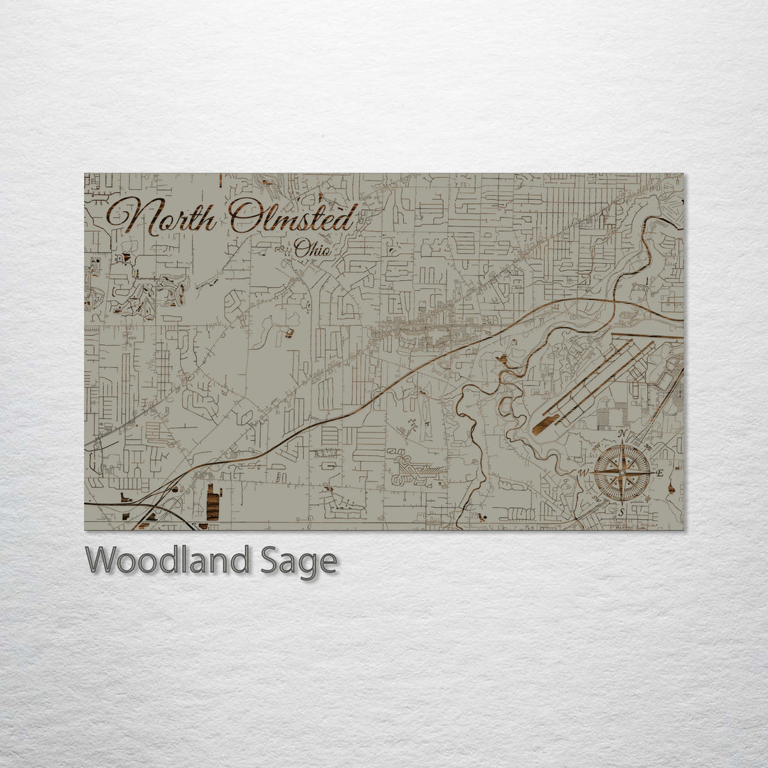 North Olmsted, Ohio Street Map