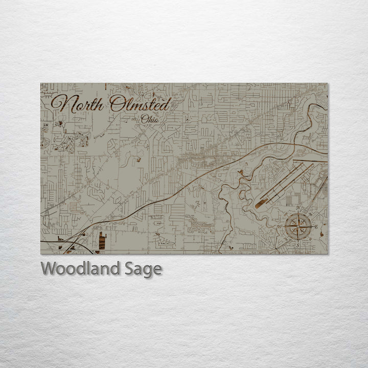 North Olmsted, Ohio Street Map