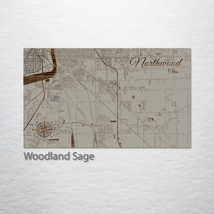 Northwood, Ohio Street Map