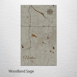 Norton, Ohio Street Map