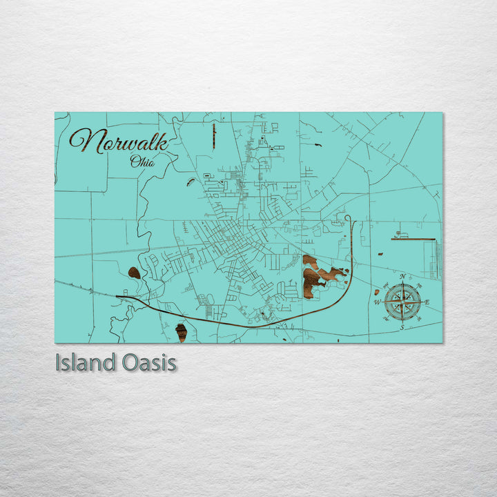 Norwalk, Ohio Street Map