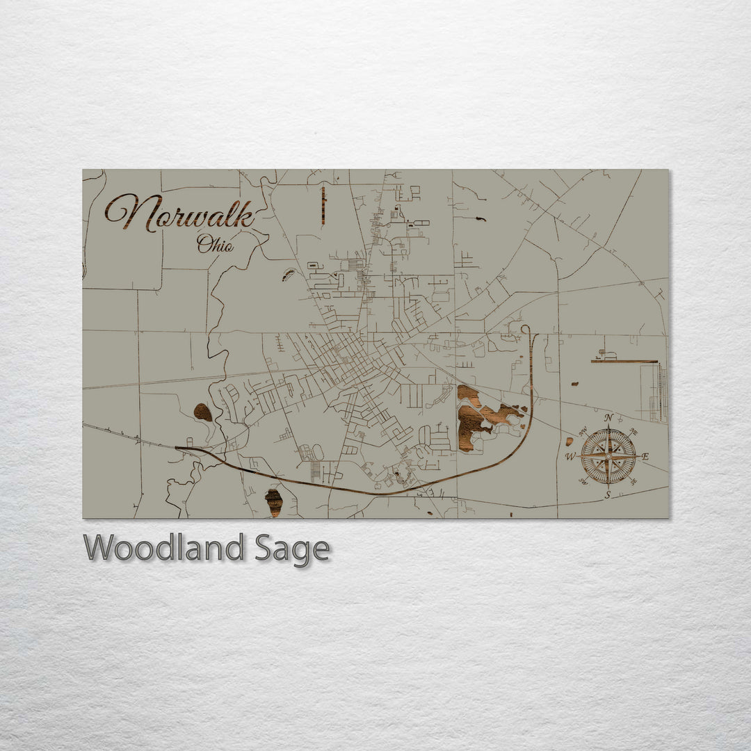 Norwalk, Ohio Street Map