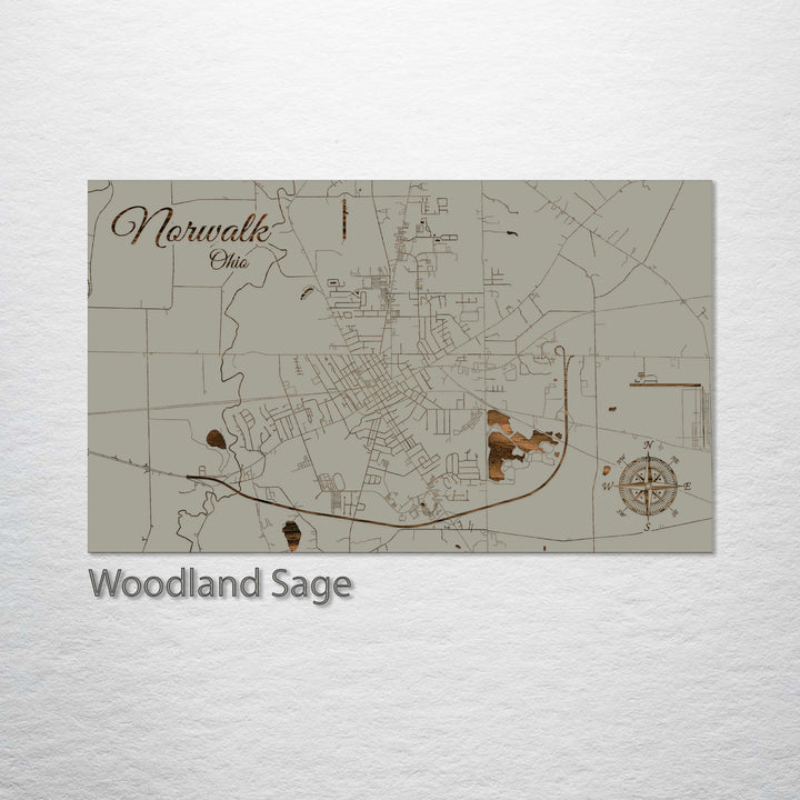 Norwalk, Ohio Street Map