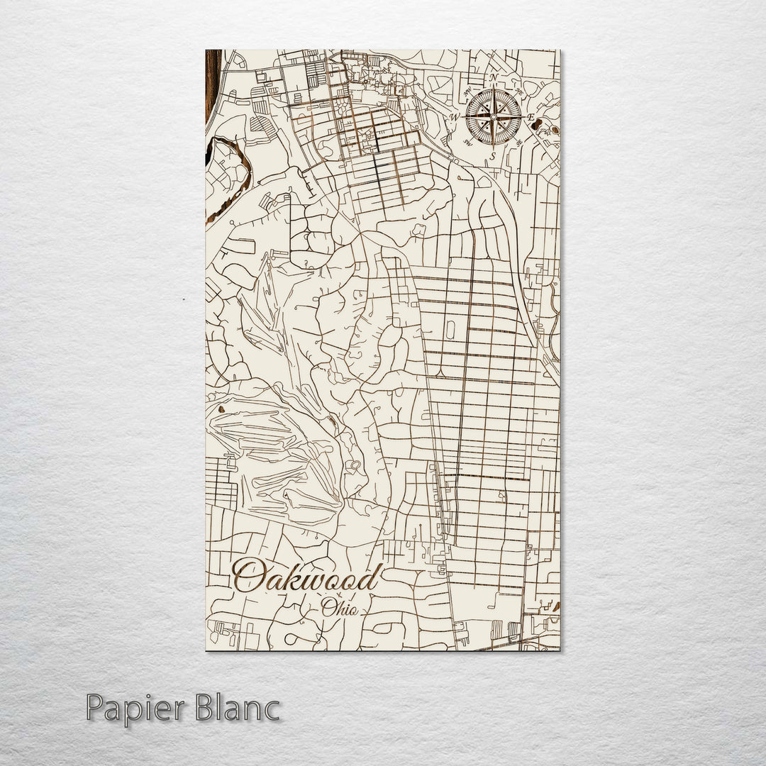 Oakwood, Ohio Street Map