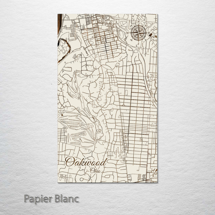 Oakwood, Ohio Street Map