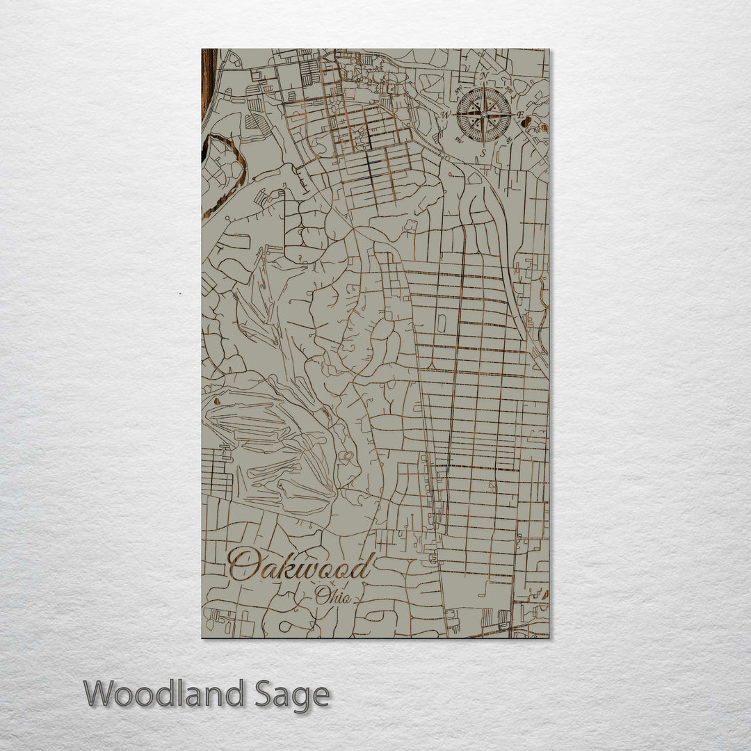 Oakwood, Ohio Street Map