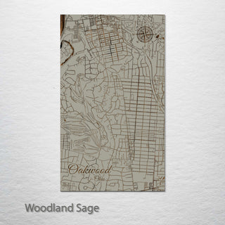 Oakwood, Ohio Street Map