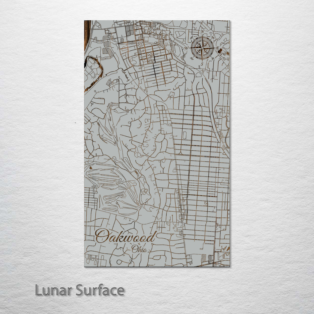 Oakwood, Ohio Street Map