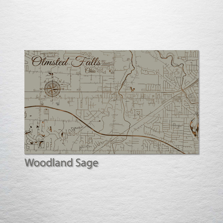 Olmsted Falls, Ohio Street Map