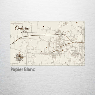 Ontario, Ohio Street Map