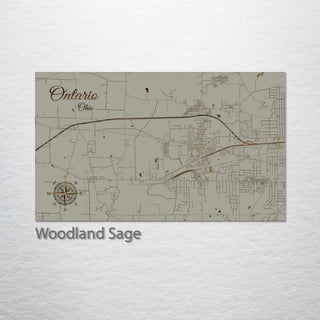 Ontario, Ohio Street Map