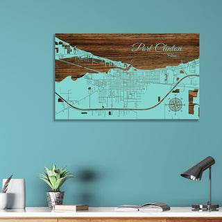 Port Clinton, Ohio Street Map