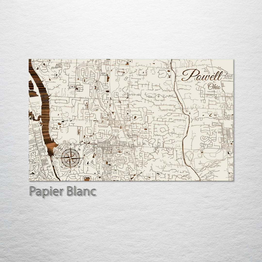 Powell, Ohio Street Map