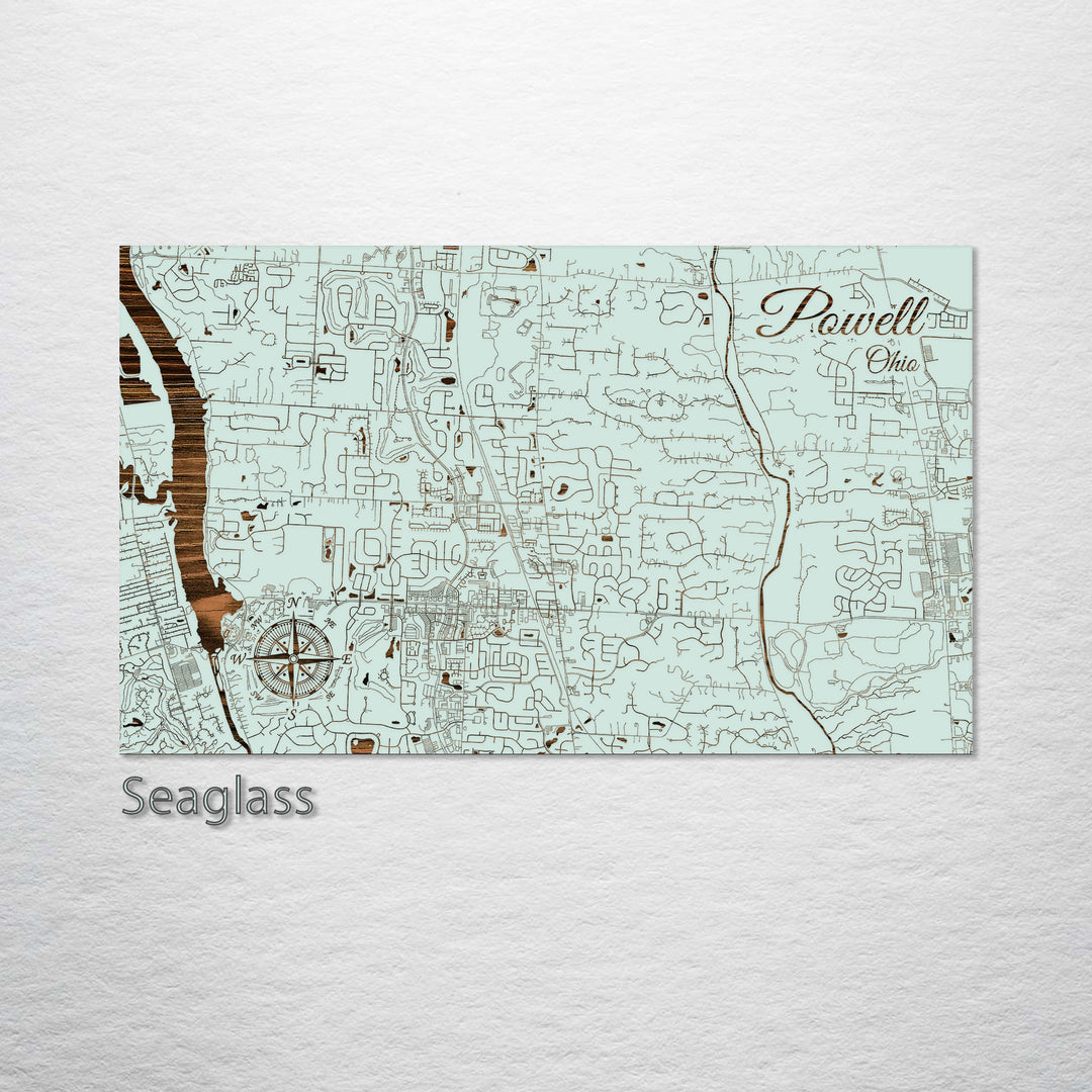 Powell, Ohio Street Map