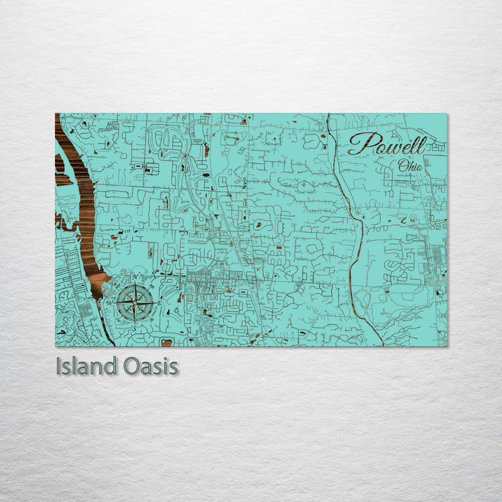 Powell, Ohio Street Map