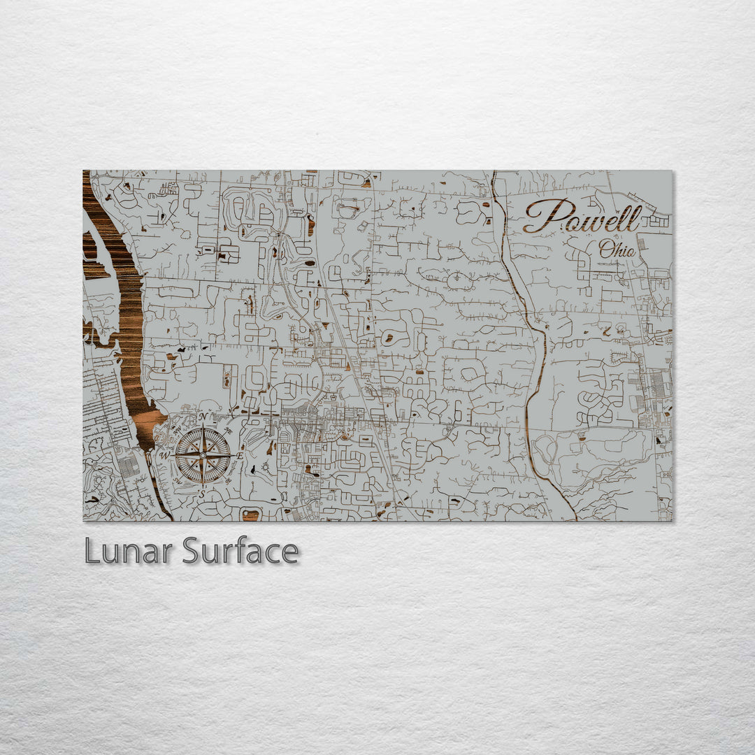 Powell, Ohio Street Map