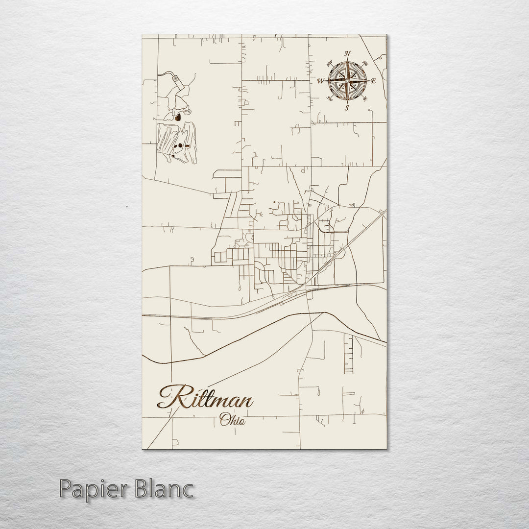 Rittman, Ohio Street Map