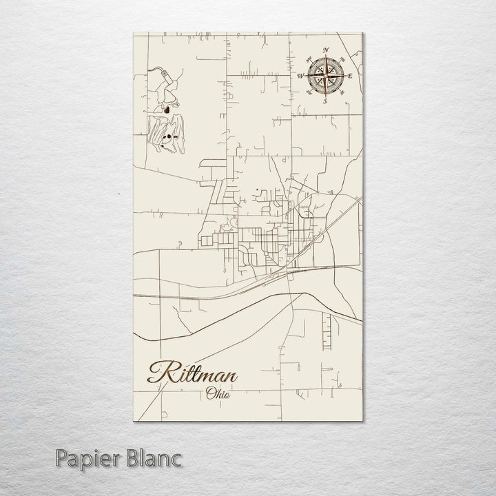 Rittman, Ohio Street Map