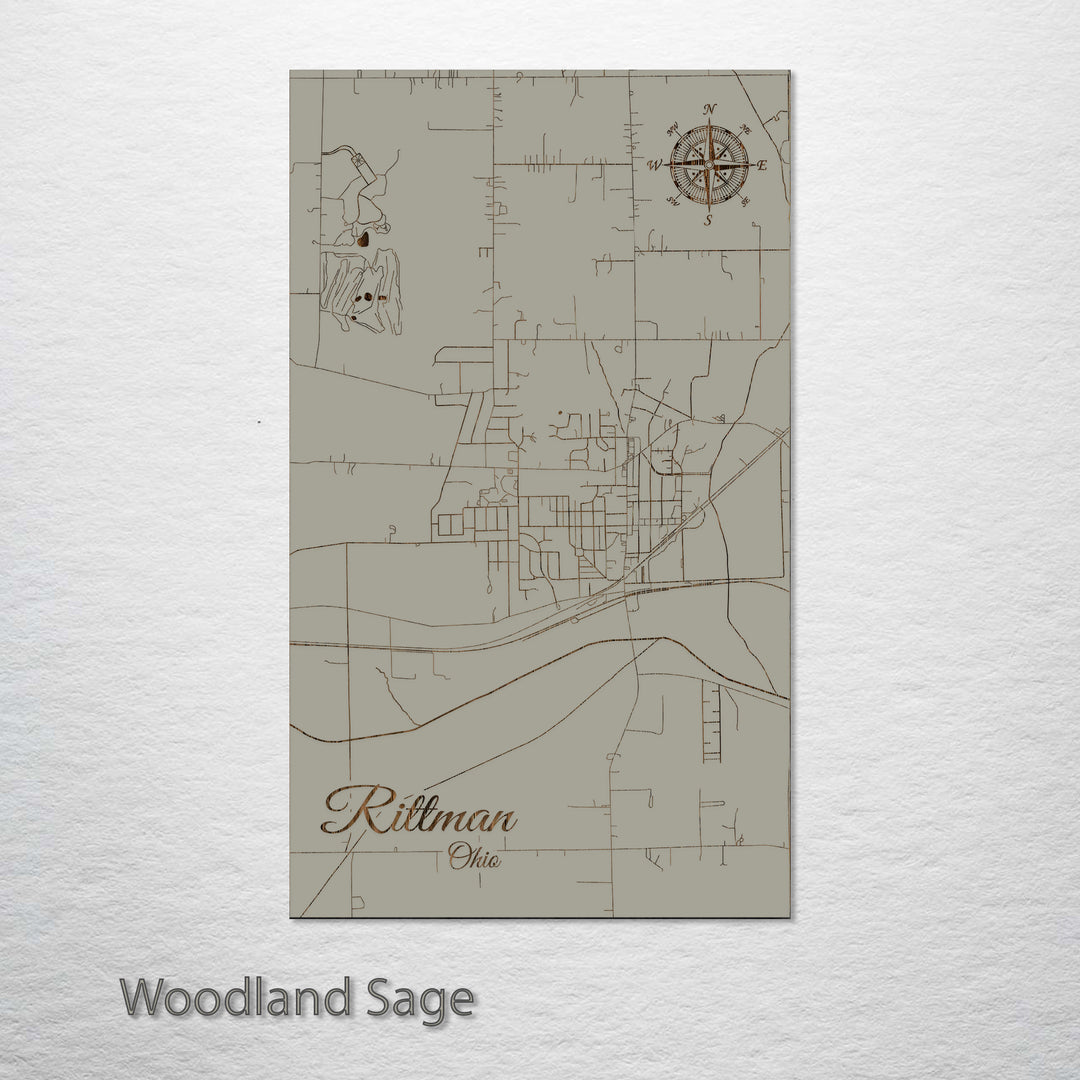 Rittman, Ohio Street Map