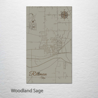 Rittman, Ohio Street Map