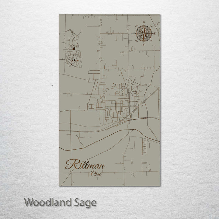 Rittman, Ohio Street Map