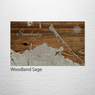 Sandusky, Ohio Street Map