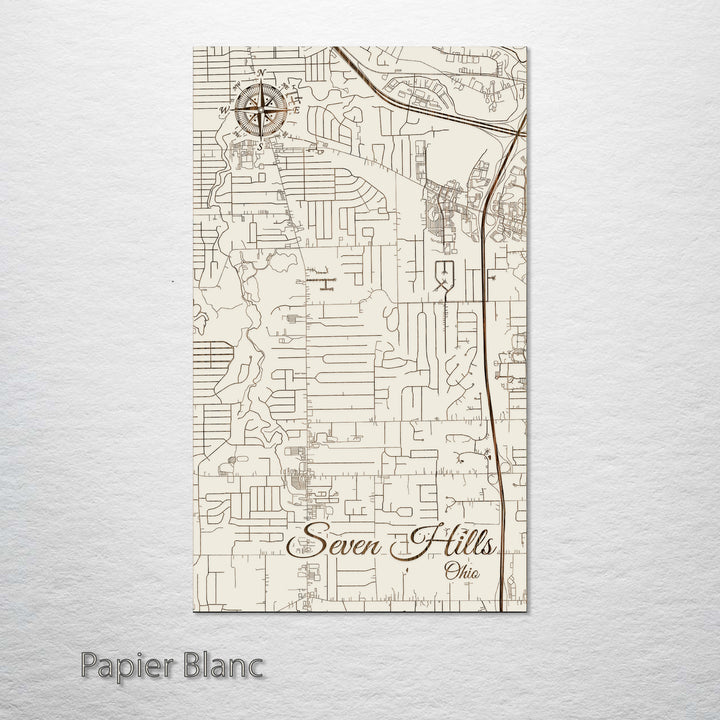 Seven Hills, Ohio Street Map