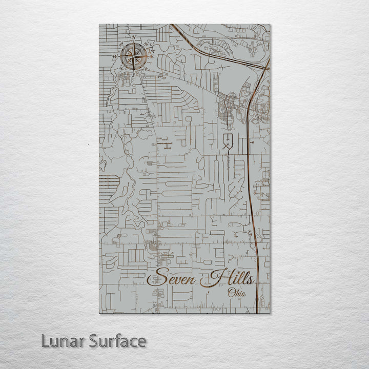 Seven Hills, Ohio Street Map