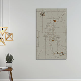 Shelby, Ohio Street Map