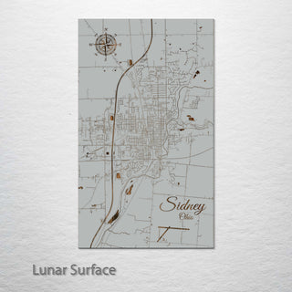 Sidney, Ohio Street Map
