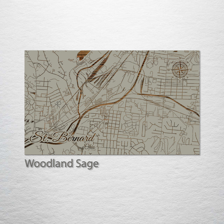 St. Bernard, Ohio Street Map