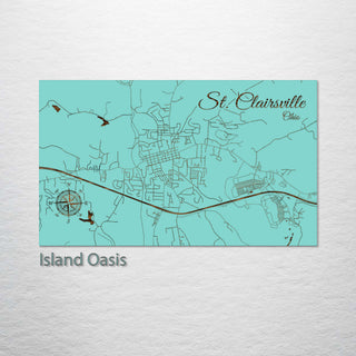 St. Clairsville, Ohio Street Map