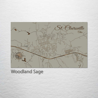 St. Clairsville, Ohio Street Map