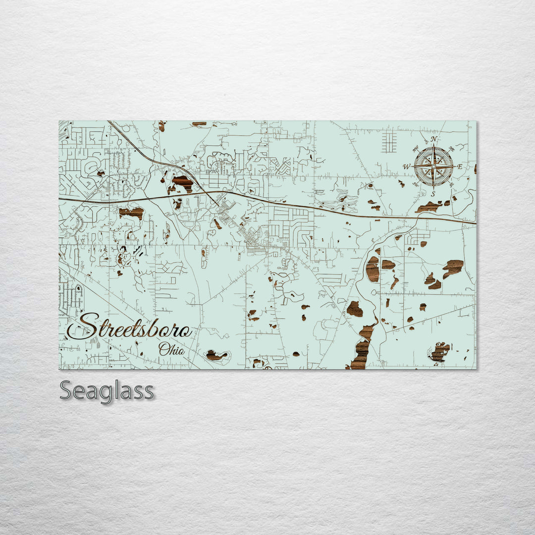 Streetsboro, Ohio Street Map