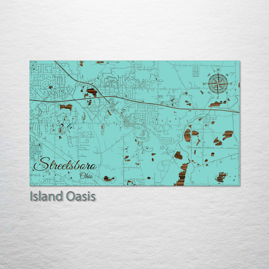 Streetsboro, Ohio Street Map