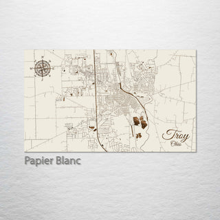 Troy, Ohio Street Map