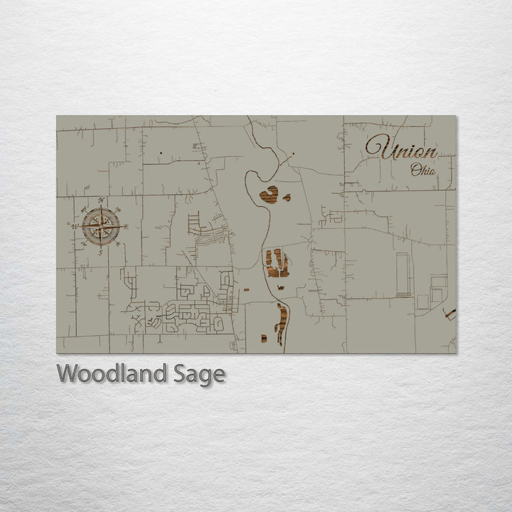 Union, Ohio Street Map