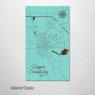 Upper Sandusky, Ohio Street Map
