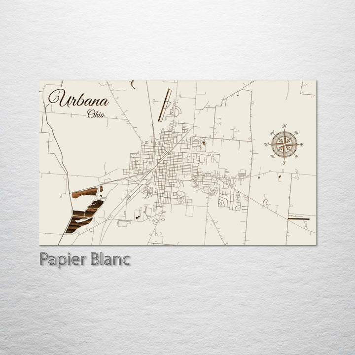 Urbana, Ohio Street Map