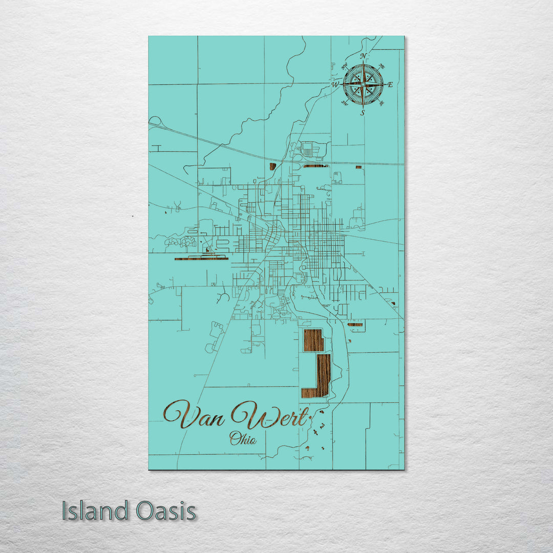 Van Wert, Ohio Street Map